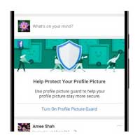 حفاظت فیس بوک از عکس های پروفایل