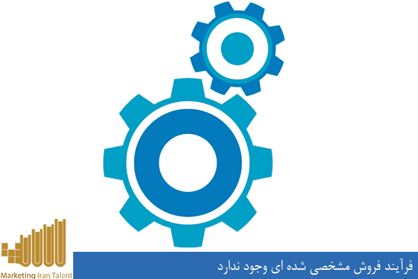 فرآیند فروش مشخصی شده ای وجود ندارد