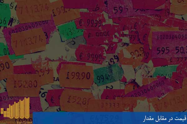 قیمت در مقابل مقدار