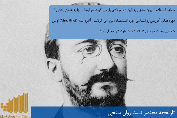 تاریخچه مختصر تست روان سنجی