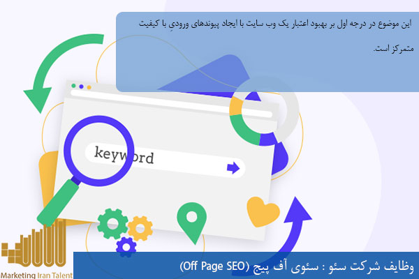 وظایف شرکت سئو سئوی آف پیج (Off Page SEO)